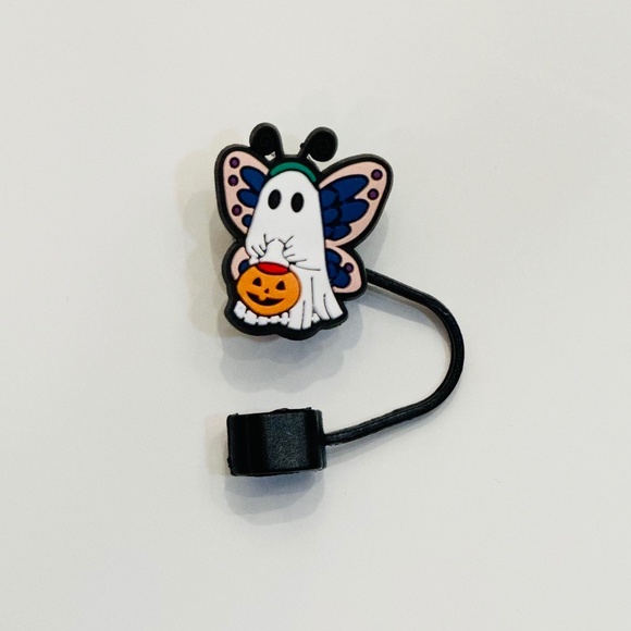 Cute Ghost Halloween Straw Topper - Picture 1 of 1